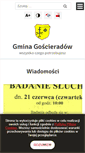 Mobile Screenshot of goscieradow.pl